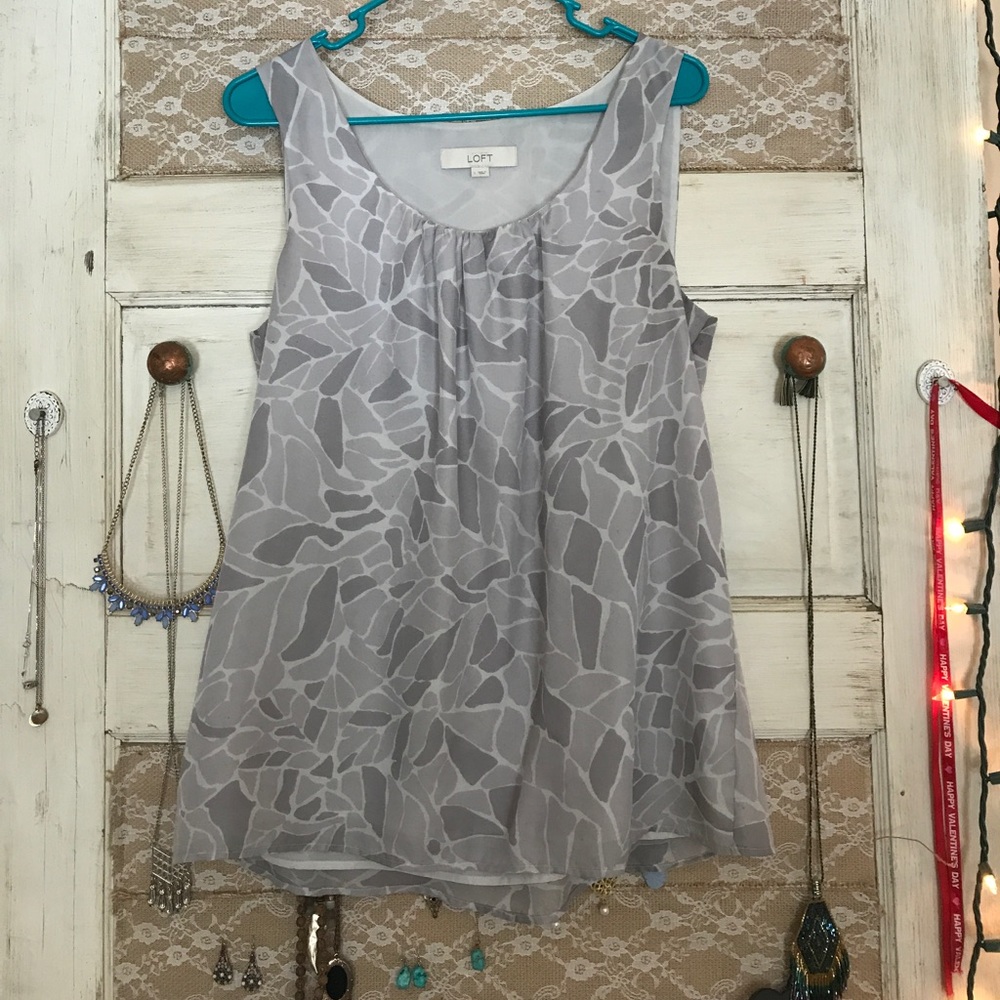 Elegant patterned blouse from LOFT